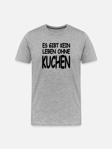 Gâteau - T-shirt bio Premium Homme - gris chiné