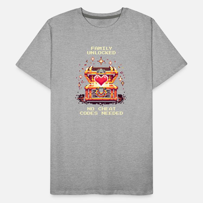 Family Unlocked Without Cheats | Patchwork Men's Premium Organic T-Shirt