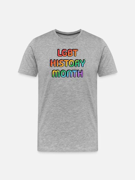 Mois de l’histoire LGBT - T-shirt bio Premium Homme - gris chiné