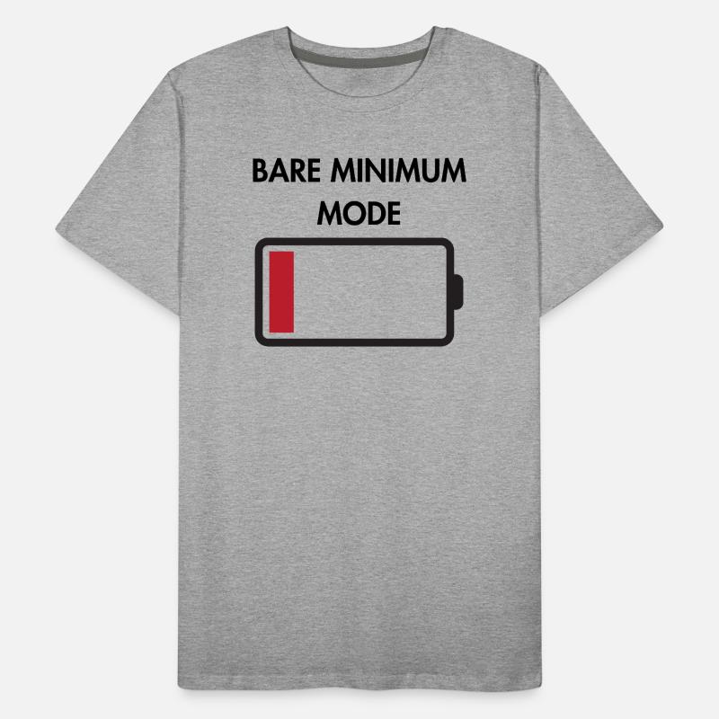 Bare minimum mode Men's Premium Organic T-Shirt