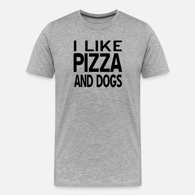 Hunde - Männer Premium Bio T-Shirt - Grau meliert