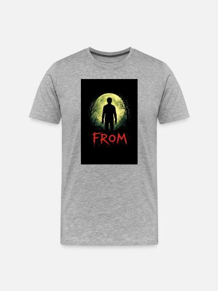 Moonlight Shadow - Men's Premium Organic T-Shirt - heather grey