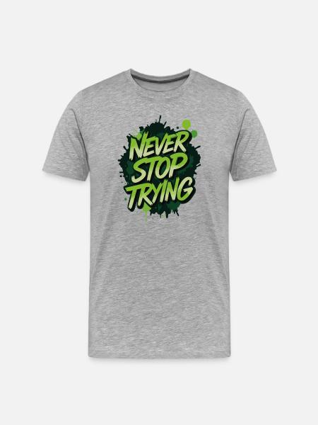 Kunstrad, Kunstradfahren, Hallenradsport - Männer Premium Bio T-Shirt - Grau meliert