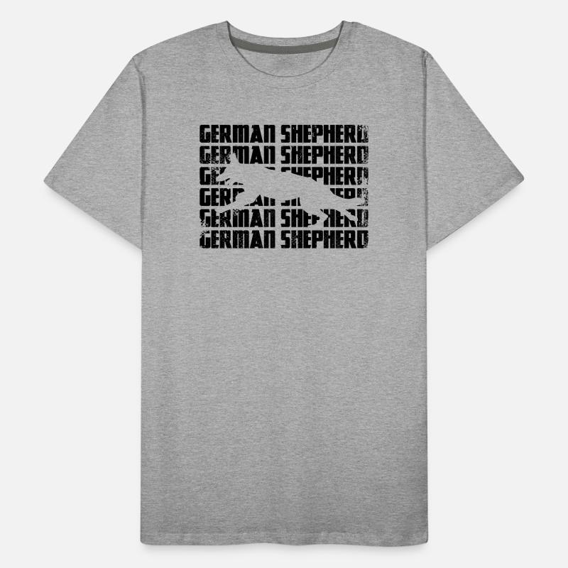 German Shepherd Men's Premium Organic T-Shirt