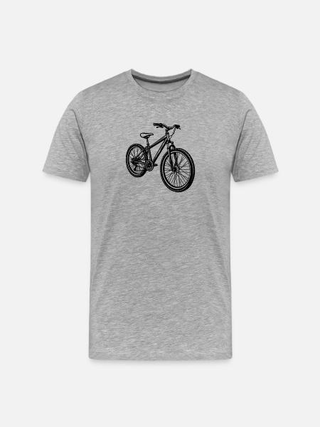 VTT - T-shirt bio Premium Homme - gris chiné
