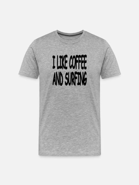 Surf - T-shirt bio Premium Homme - gris chiné