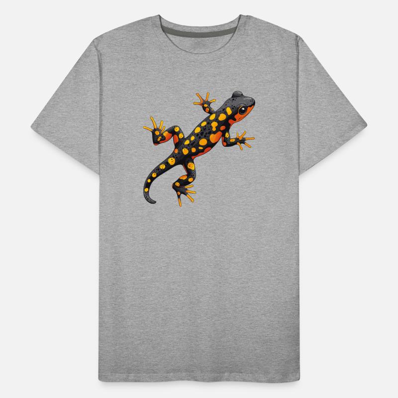 Feuersalamander Salamander Männer Premium Bio T-Shirt