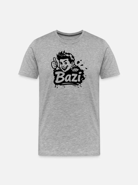 Bazi - T-shirt bio Premium Homme - gris chiné