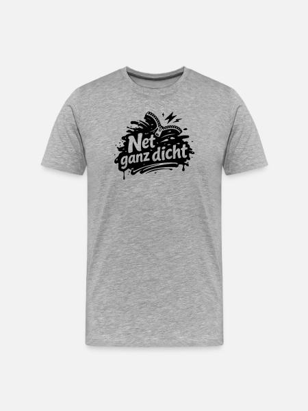 Net very tight - Men's Premium Organic T-Shirt - heather grey