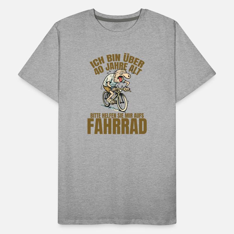 I am over 40 years old – please help me Men's Premium Organic T-Shirt
