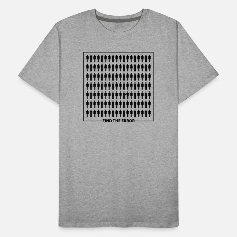 Find the error Men's Premium Organic T-Shirt
