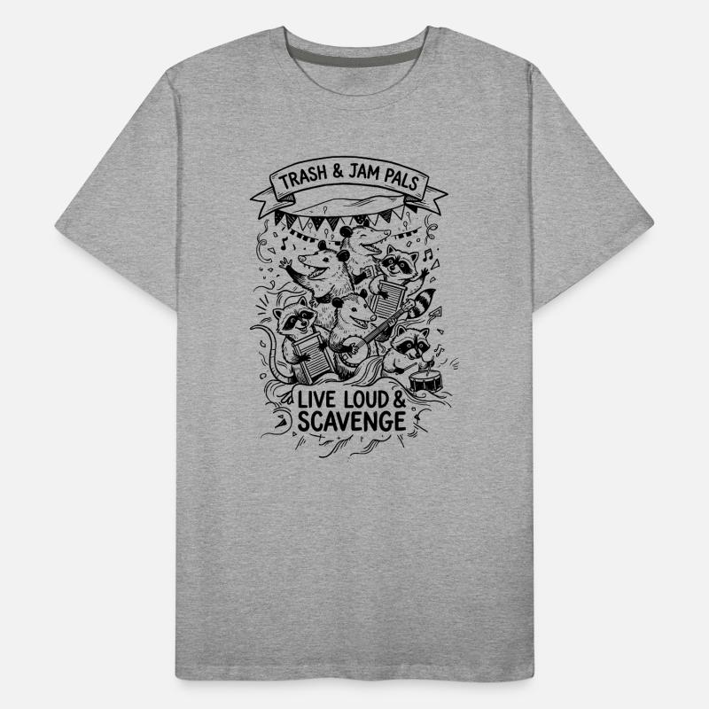 Trash and Jam Pals Männer Premium Bio T-Shirt
