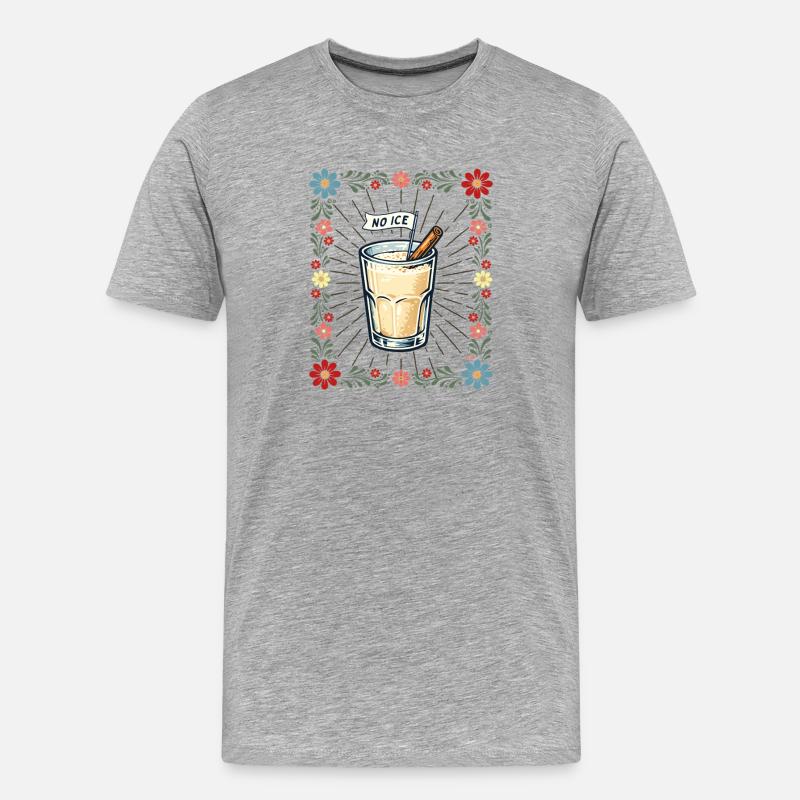 No Immigration Rights Protest gegen Abschiebung - Männer Premium Bio T-Shirt - Grau meliert