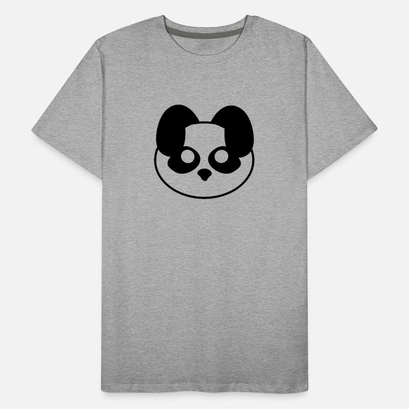 Plüsch: Pandy (Kopf) Männer Premium Bio T-Shirt