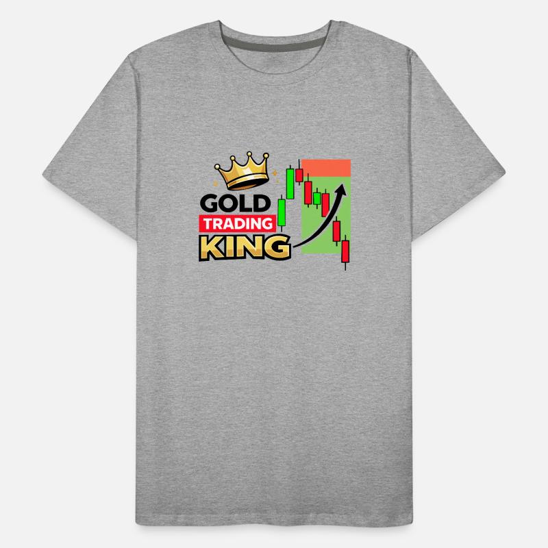Roi du commerce de l’or T-shirt bio Premium Homme