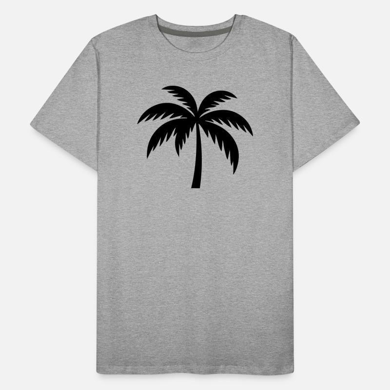 Silhouette de palmier T-shirt bio Premium Homme