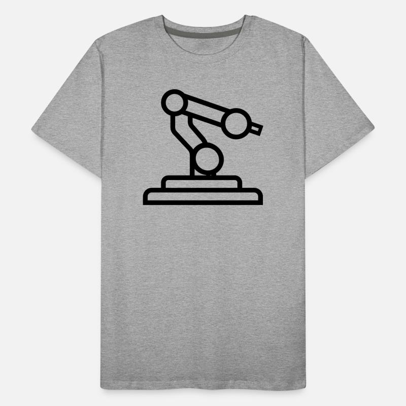 Roboterarm Männer Premium Bio T-Shirt