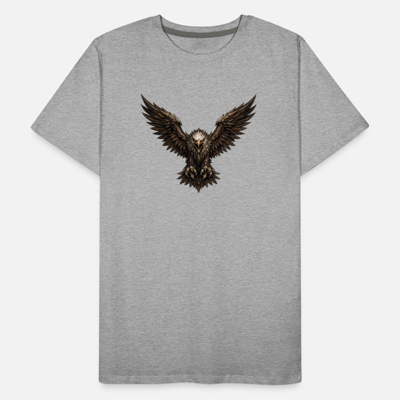 Eagle in Flight Men's Premium Organic T-Shirt