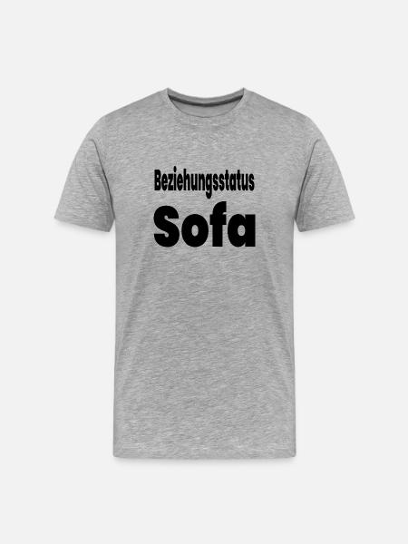 sofa - Men's Premium Organic T-Shirt - heather grey