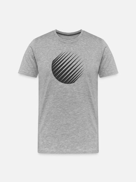 Geo Planet - T-shirt bio Premium Homme - gris chiné