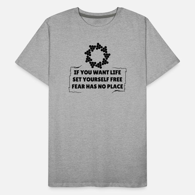 La peur n’a pas sa place T-shirt bio Premium Homme