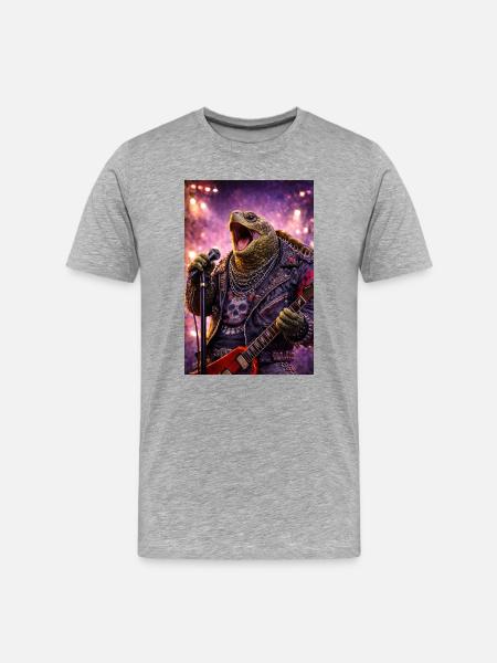 RockyZoo10 - Men's Premium Organic T-Shirt - heather grey