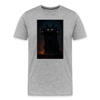RockyZoo15 - Men's Premium Organic T-Shirt - heather grey - Front - Damien (186cm)