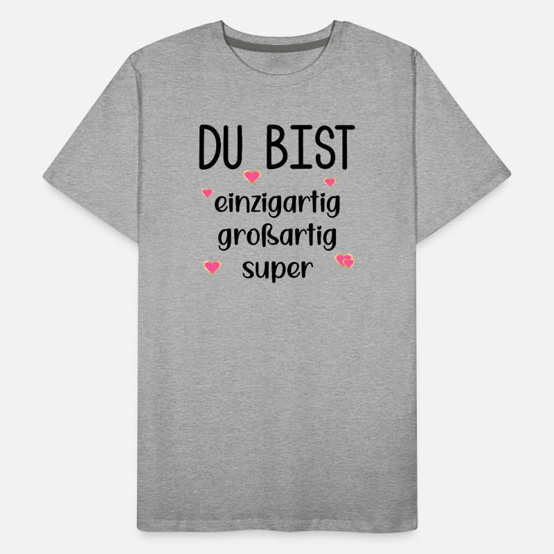 Wertschätzung Partnerschaft Dankbarkeit Männer Premium Bio T-Shirt