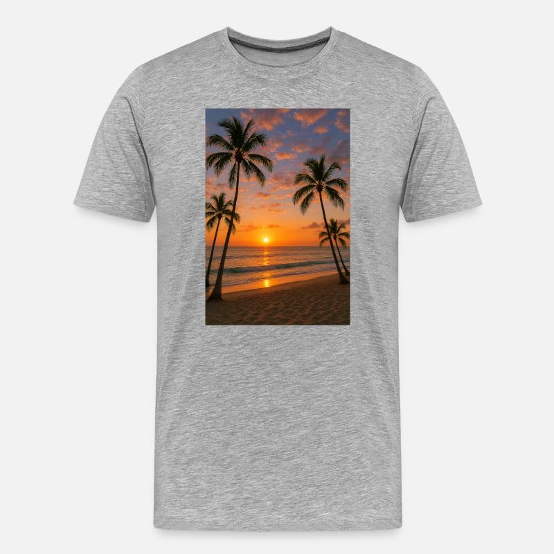RockyZoo28 - Männer Premium Bio T-Shirt - Grau meliert