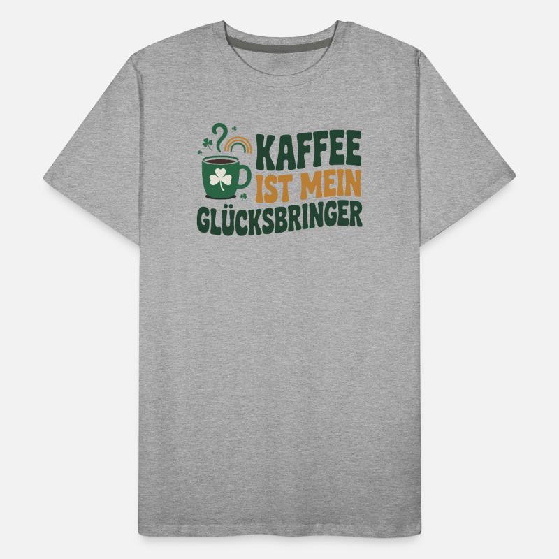 Le café est mon porte-bonheur T-shirt bio Premium Homme