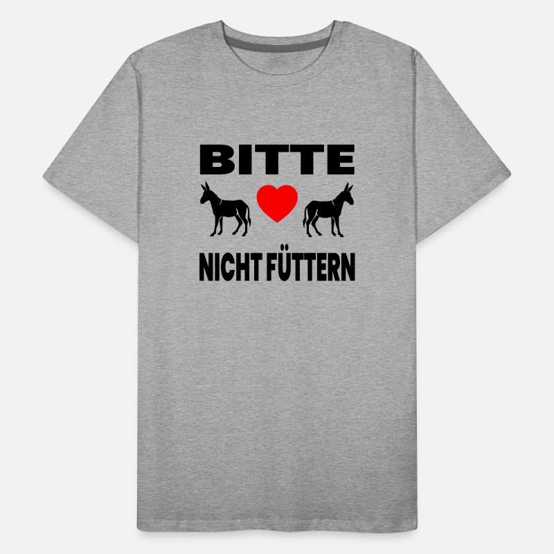 Esel Männer Premium Bio T-Shirt