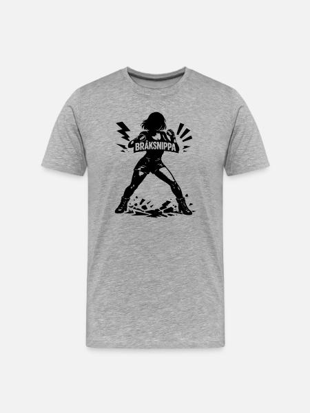 Fraction - Men's Premium Organic T-Shirt - heather grey