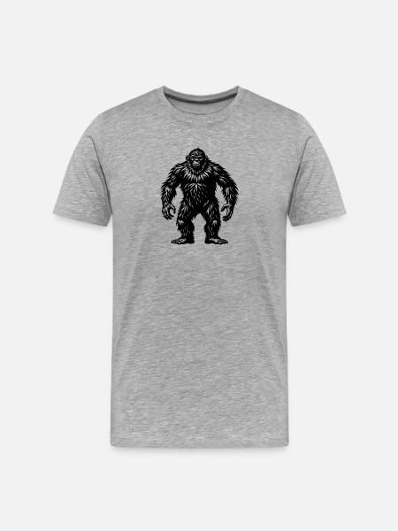 Sasquatch - T-shirt bio Premium Homme - gris chiné
