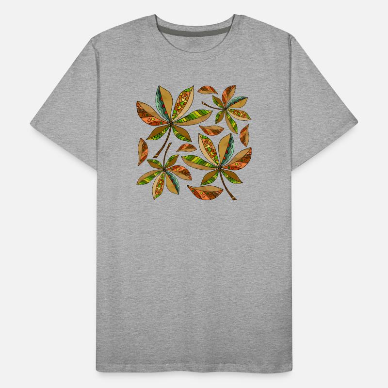 feuilles T-shirt bio Premium Homme