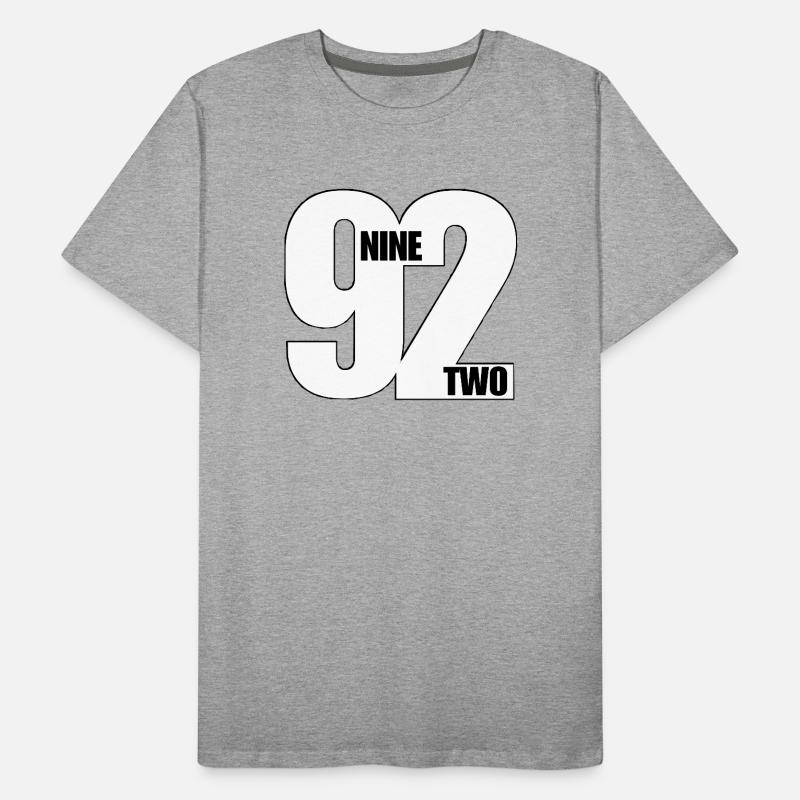 92 NINE TWO! Men's Premium Organic T-Shirt