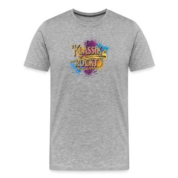 Tenor horn - classical music rocks classical music fan brass music - Men's Premium Organic T-Shirt - heather grey - Front - Damien (186cm)