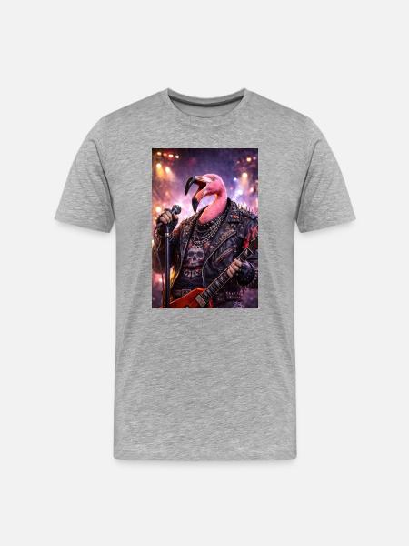 RockyZoo47 - Men's Premium Organic T-Shirt - heather grey