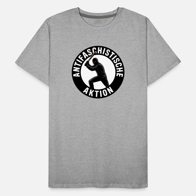 Antifascist Action - Antifa Tee Men's Premium Organic T-Shirt