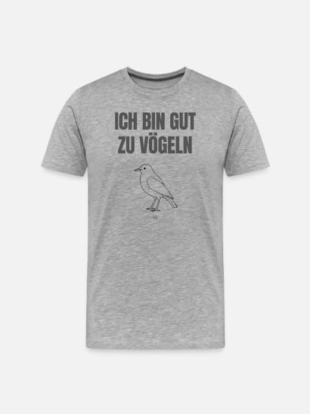 I'M GOOD AT FUCKING - Men's Premium Organic T-Shirt - heather grey