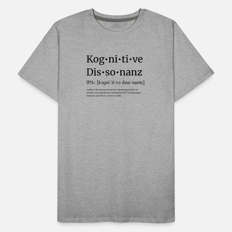 Cognitive dissonance Men's Premium Organic T-Shirt