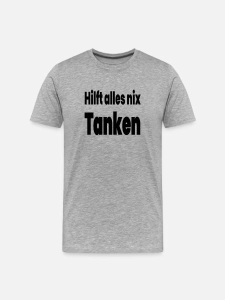 ravitailler - T-shirt bio Premium Homme - gris chiné