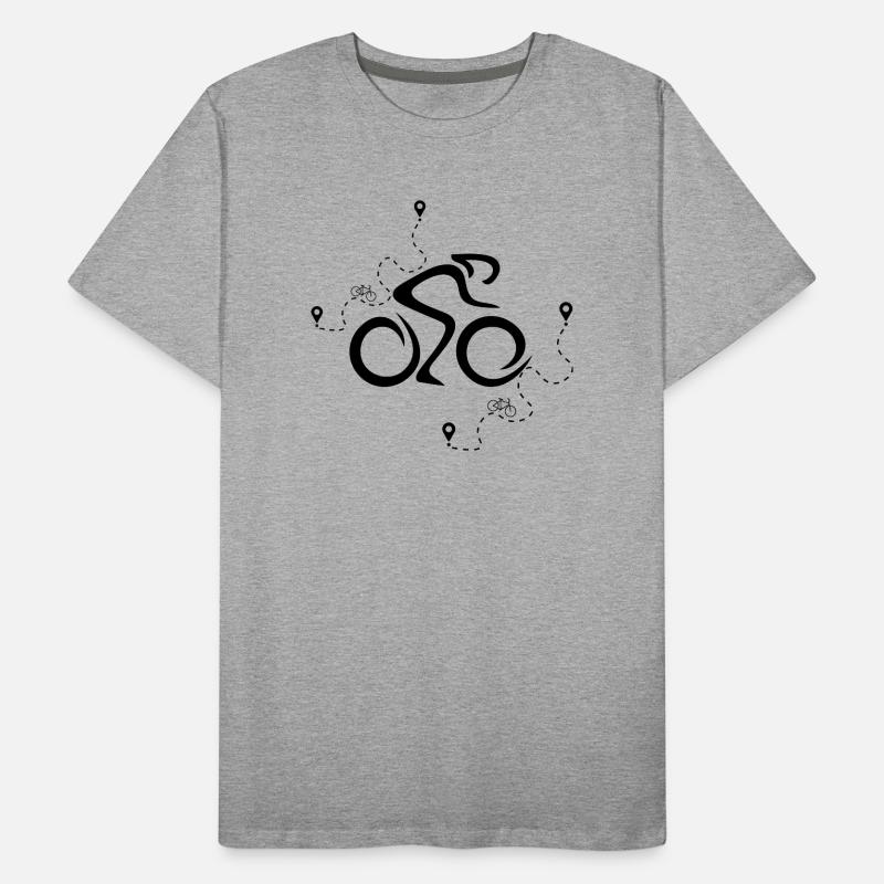cycliste T-shirt bio Premium Homme