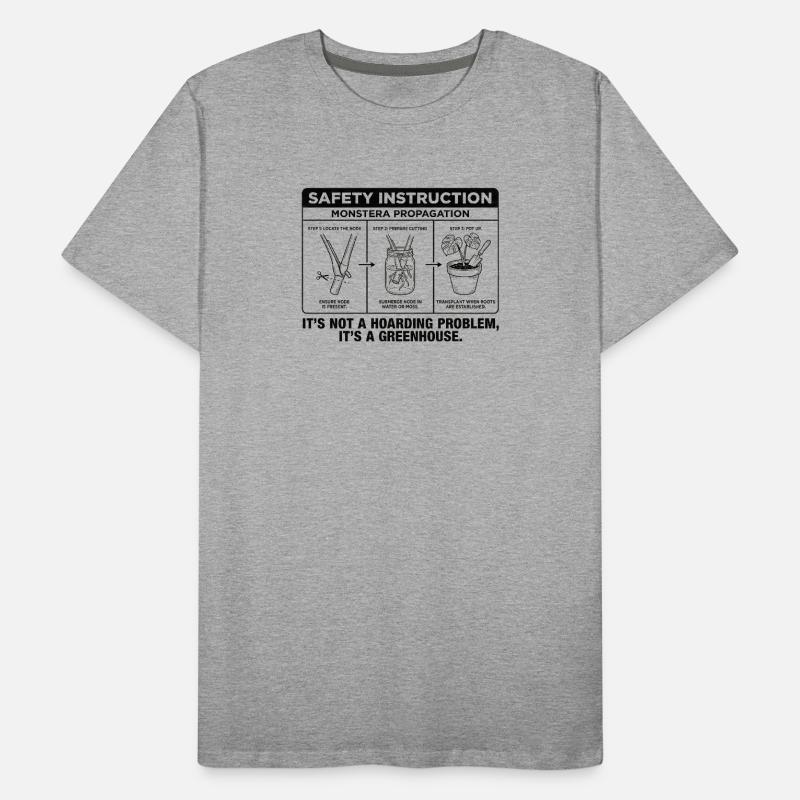 Guide de propagation de la monstera : c’est une serre, pas T-shirt bio Premium Homme
