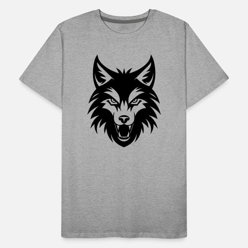 wolf Men's Premium Organic T-Shirt