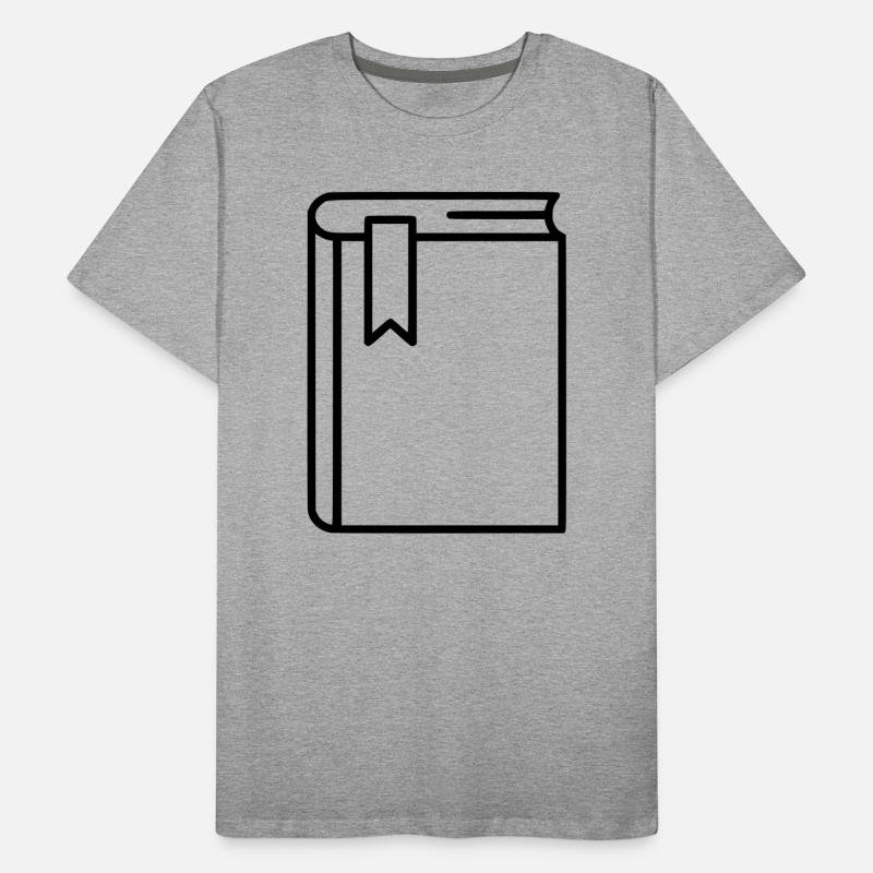 Icône de marque-page du carnet T-shirt bio Premium Homme