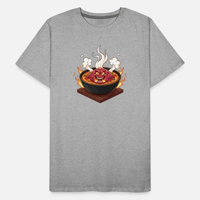 Sharp Demon Pot Men's Premium Organic T-Shirt
