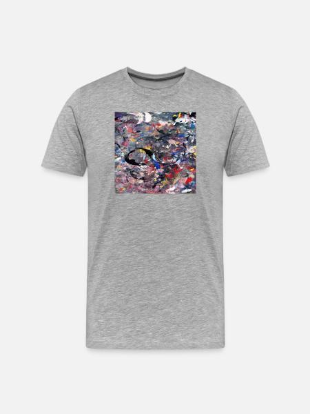 Casual Art - Men's Premium Organic T-Shirt - heather grey