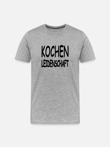 Cuire - T-shirt bio Premium Homme - gris chiné