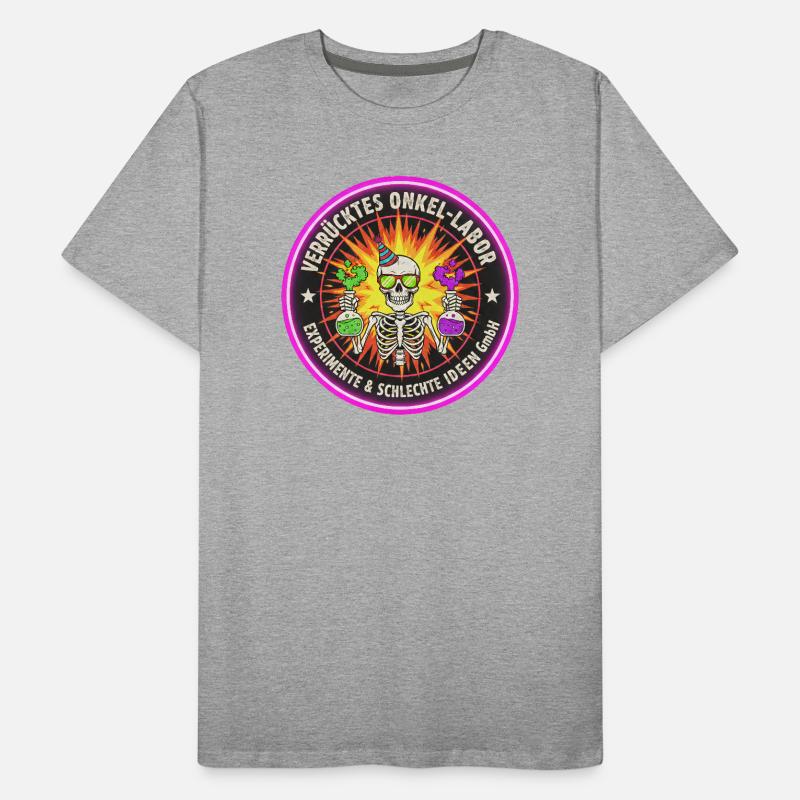 Crazy Uncle Lab - Experiments & Ideas Men's Premium Organic T-Shirt
