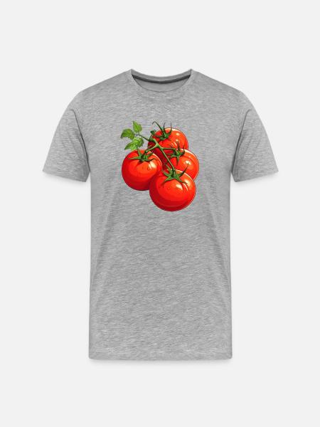 Tomates - T-shirt bio Premium Homme - gris chiné
